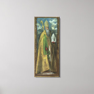 Saint Augustine of Hippo  1590 Canvas Print