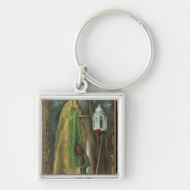 Saint Augustine of Hippo  1590 Keychain (Front)