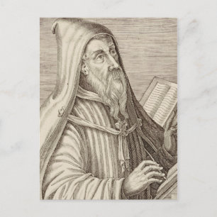 Saint Augustine of Hippo Doctor of the Church Postcard