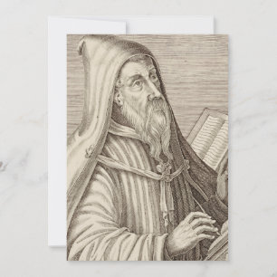 Saint Augustine of Hippo Doctor of the Church Thank You Card
