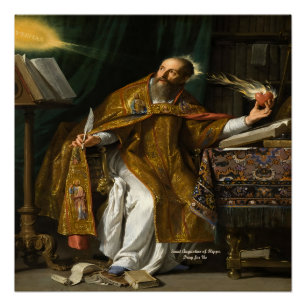 Saint Augustine of Hippo Poster
