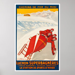 Saint Aventin Impression France Affiche de Voyage 