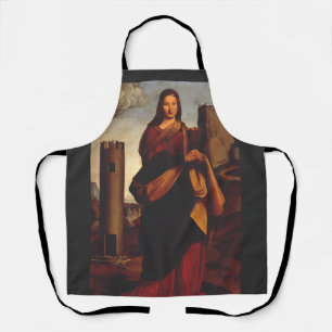 Saint Barbara by Giovanni Antonio Boltraffio Apron