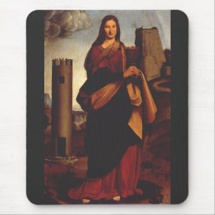 Saint Barbara by Giovanni Antonio Boltraffio Mouse Pad