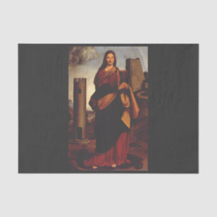 Saint Barbara by Giovanni Antonio Boltraffio Tissue Paper