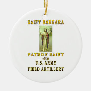 SAINT BARBARA CERAMIC ORNAMENT