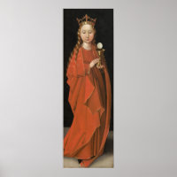 Saint Barbara - Starck Triptych Fine Art Poster