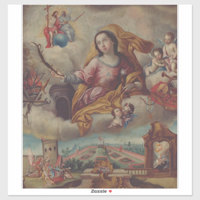 Saint Barbara Virgin and martyr (Sheet)