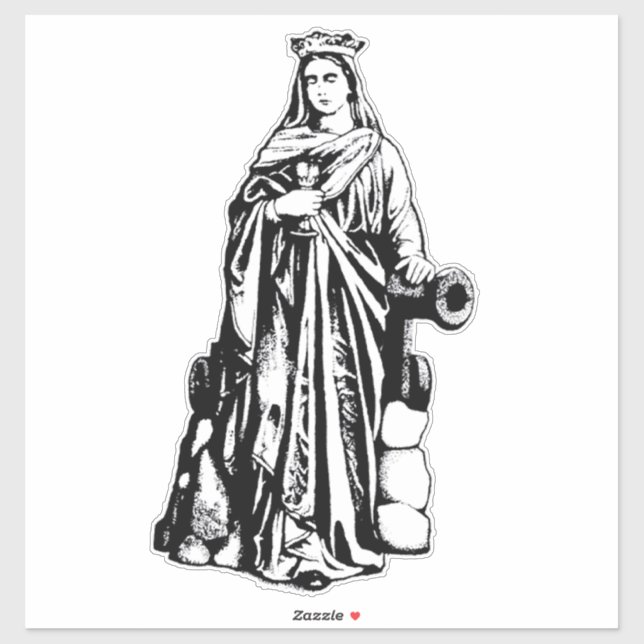 Saint Barbara Virgin and martyr (Sheet)