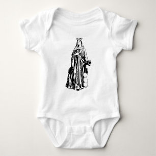Saint Barbara Virgin and martyr Baby Bodysuit