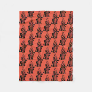 Saint Barbara Virgin and martyr Fleece Blanket
