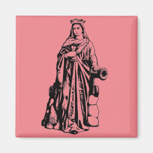 Saint Barbara Virgin and martyr Magnet