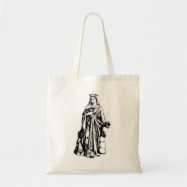 Saint Barbara Virgin and martyr Tote Bag (Front)