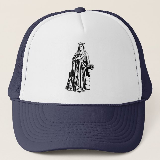 Saint Barbara Virgin and martyr Trucker Hat (Front)