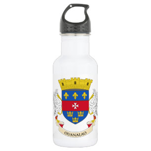 Saint Barthélemy Flag 532 Ml Water Bottle