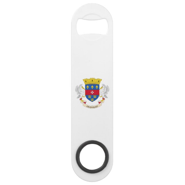 Saint Barthélemy Flag Bar Key (Front)