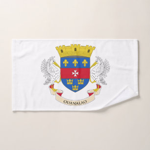 Saint Barthélemy Flag Bath Towel Set