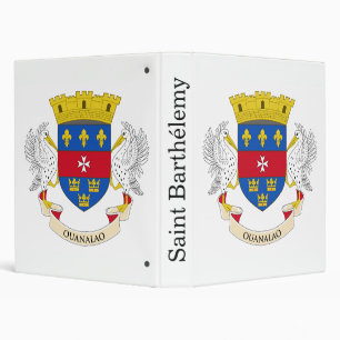 Saint Barthélemy Flag Binder