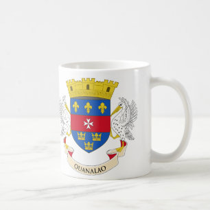 Saint Barthélemy Flag Ceramic Mug