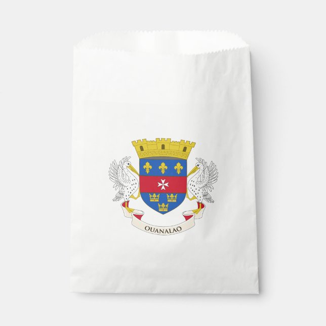 Saint Barthélemy Flag Favour Bag (Front)