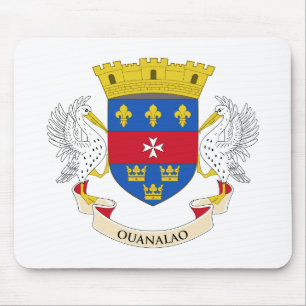 Saint Barthélemy Flag Mouse Pad