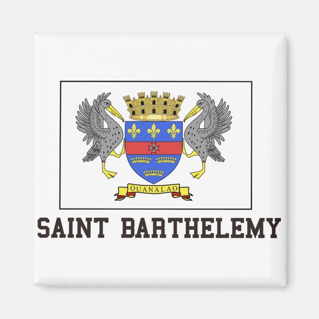 Saint Barthelemy Magnet (Front)