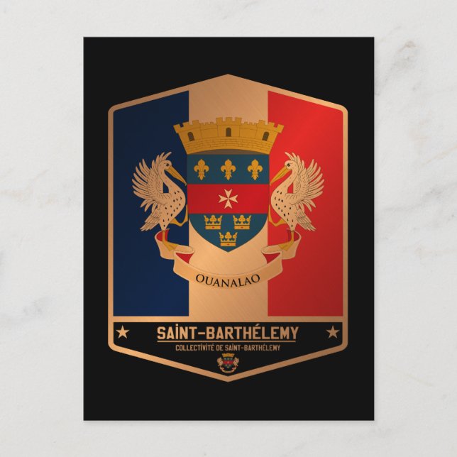 Saint Barthélemy Postcard (Front)