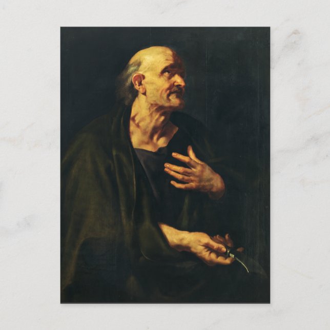 Saint Bartholomew by Peter Paul Rubens Postcard (Front)