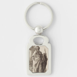 Saint Bartholomew the Apostle by Albrecht Durer Keychain