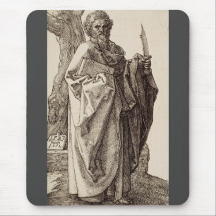 Saint Bartholomew the Apostle by Albrecht Durer  Mouse Pad