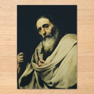 Saint Bartholomew the Apostle by Jusepe de Ribera  Acrylic Invitations