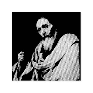 Saint Bartholomew the Apostle by Jusepe de Ribera Self-inking Stamp