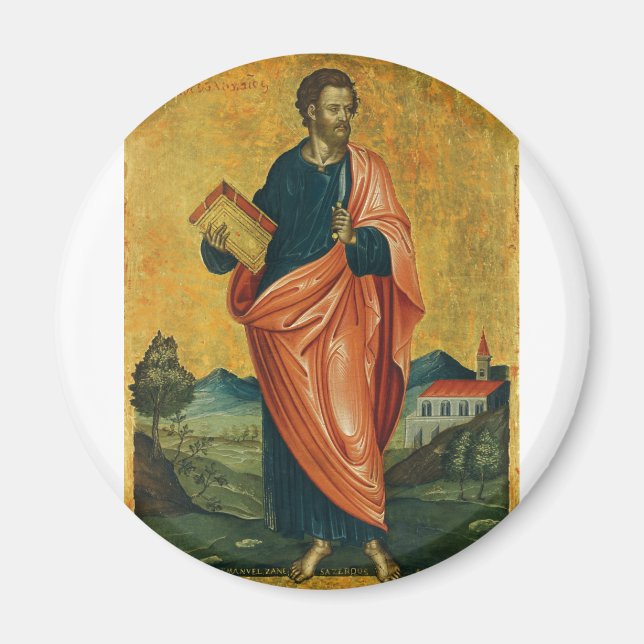 Saint Bartholomew the Apostle Fine Art Magnet (Front)