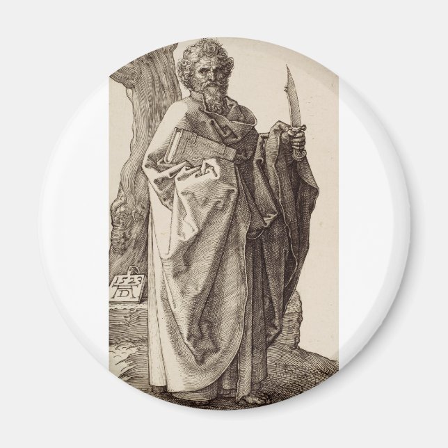 Saint Bartholomew the Apostle Fine Art Magnet (Front)