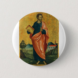 Saint Bartholomew the Apostle orthodox icon 2 Inch Round Button
