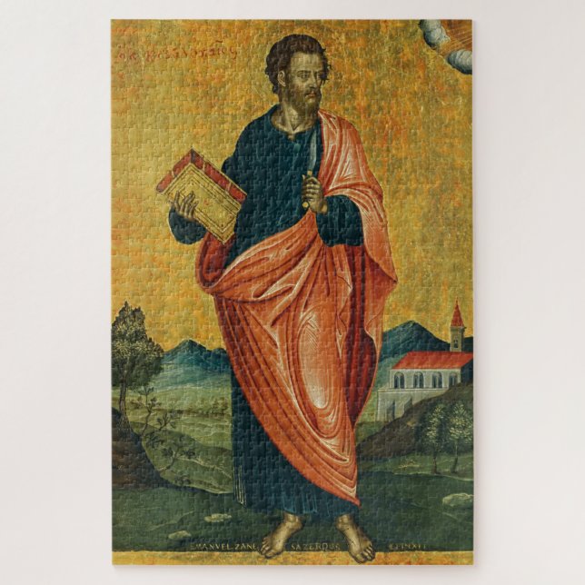Saint Bartholomew the Apostle orthodox icon Jigsaw Puzzle (Vertical)