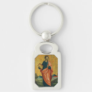 Saint Bartholomew the Apostle orthodox icon Keychain