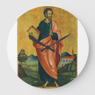 Saint Bartholomew the Apostle orthodox icon Large Clock