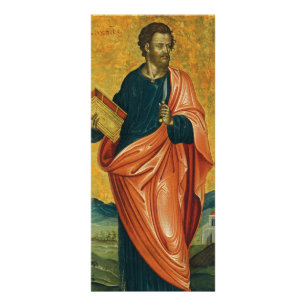 Saint Bartholomew the Apostle orthodox icon Rack Card