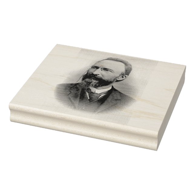Saint Bartolo Longo Apostle of the Rosary Rubber Stamp (Stamp)