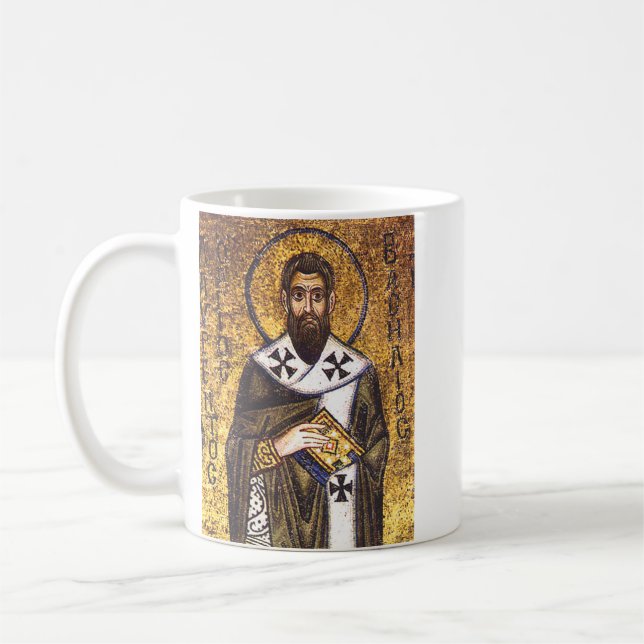 Saint Basil of Caesarea Coffee Mug (Left)