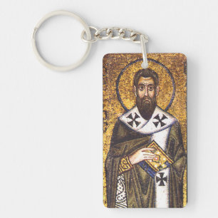 Saint Basil of Caesarea Keychain