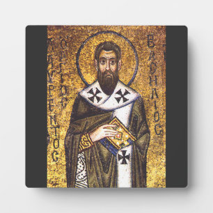 Saint Basil of Caesarea Plaque