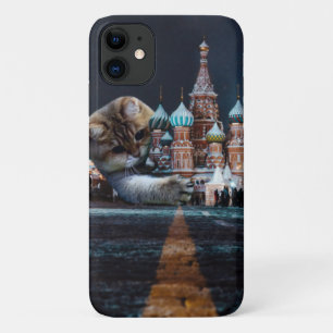 Saint Basil’s Cathedral and Hosico iPhone 11 Case