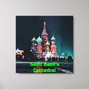 Saint Basil’s Cathedral, Moscow, Russia Canvas Print