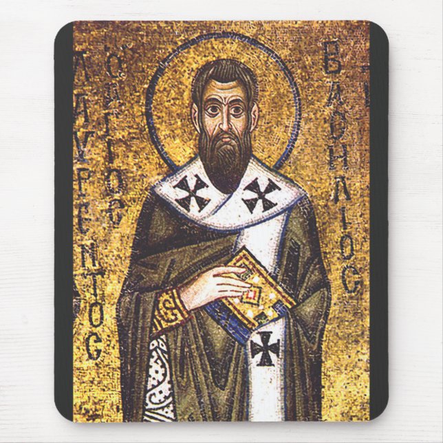 Saint Basil the Great Mosaic Mouse Pad (Front)