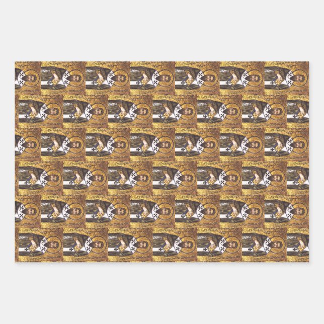 Saint Basil the Great Mosaic Wrapping Paper Sheet (Front)