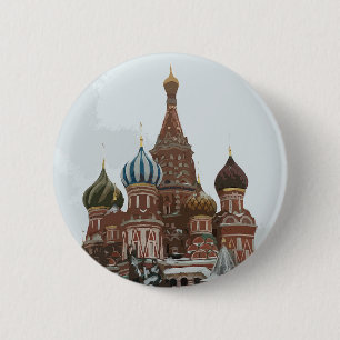 Saint Basil's cathedral_eng 2 Inch Round Button