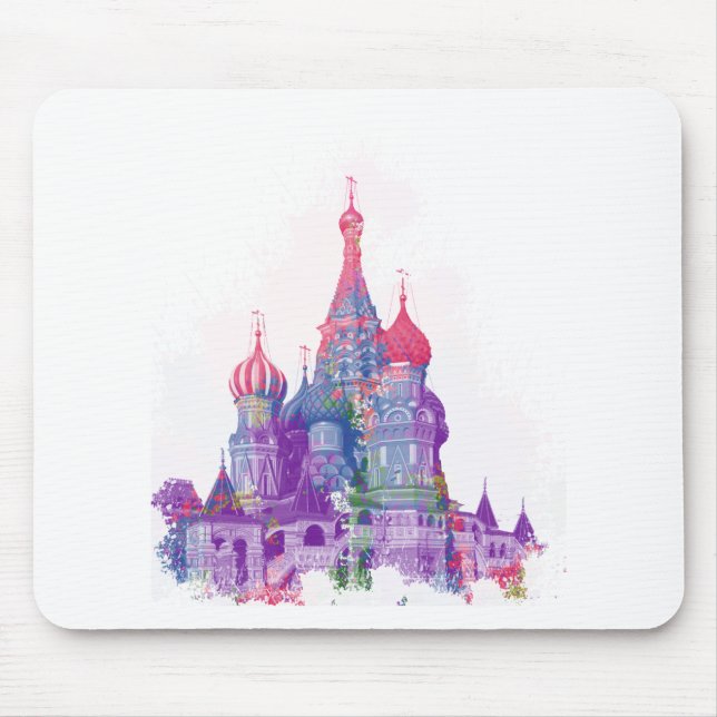 Saint Basil's Cathedral Moscow Mouse Pad (Front)