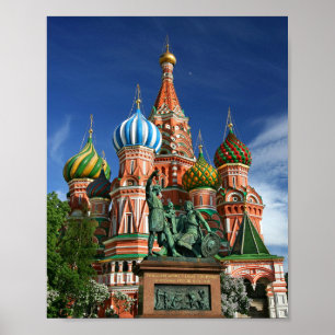 Saint Basil's Cathedral Moskva, Russia Poster